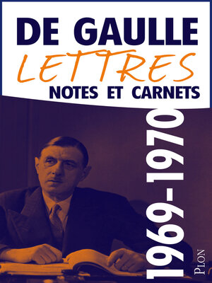 cover image of Lettres, notes et carnets, tome 12
